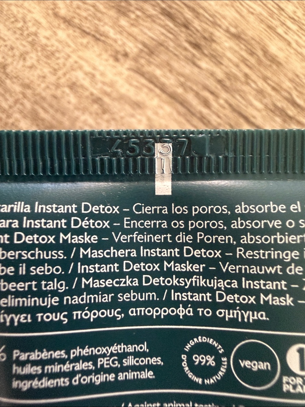 Caudalie Instant Detox Mask - Deep Teal - Picture 3 of 3